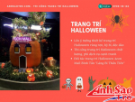 Thi công dịch vụ trang trí Halloween quảng cáo hiệu quả TPHCM